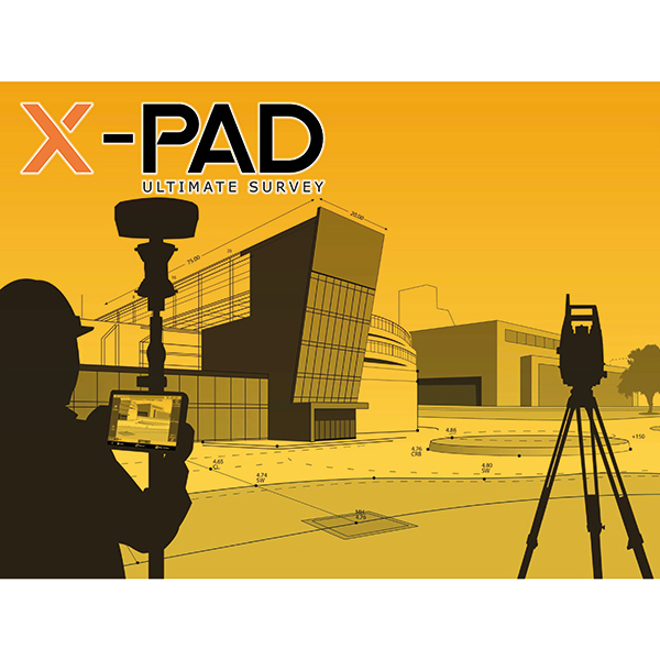 Software XPAD Ultimate Survey von GeoMax für Vermessung