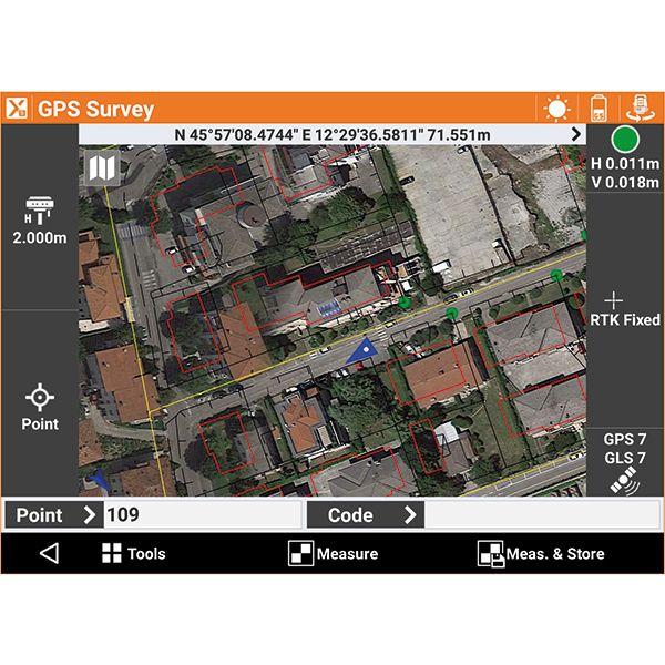Software XPAD Ultimate Survey von GeoMax für Vermessung